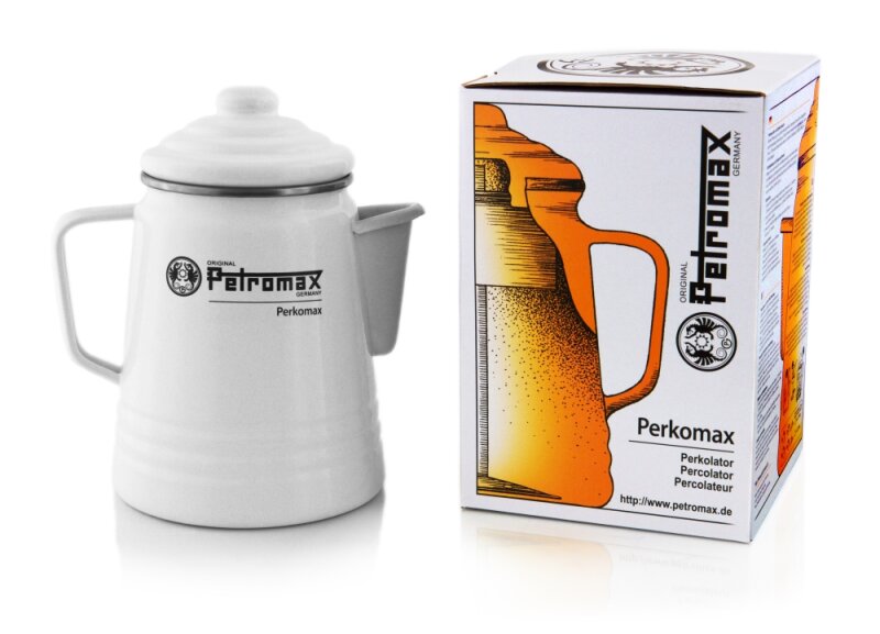 und Kaffee-Perkolator Schwarz 9 Tassen Petromax Tee 