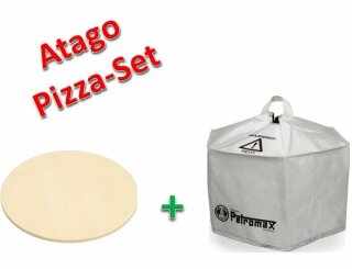 flammo Pizzastein für Atago mit Umluftkuppel