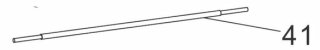 Char-Broil All-Star Leg Support Wire Straight 600035