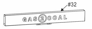 Char-Broil Gas2Coal Door Brace Upper G553-2200-W1