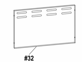 Char-Broil Rear Panel Lower G466-0066-W1