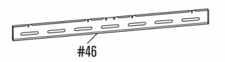 Char-Broil Rear Panel Upper G620-0008-W1