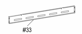 Char-Broil Rear Panel Upper G533-0046-W1