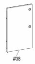 Char-Broil Left Door No Handle G533-9500-W1